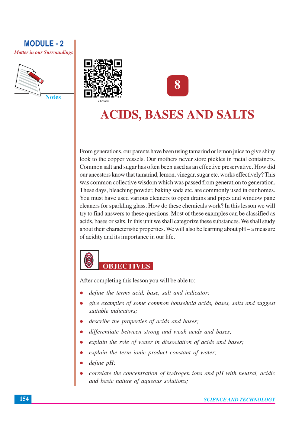 8 Acids, Bases and Salts