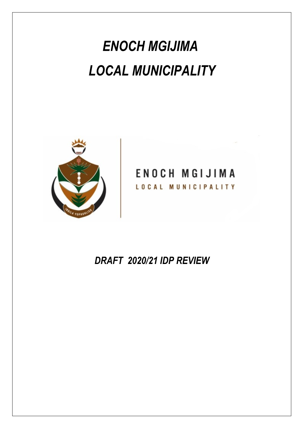 Enoch Mgijima Local Municipality