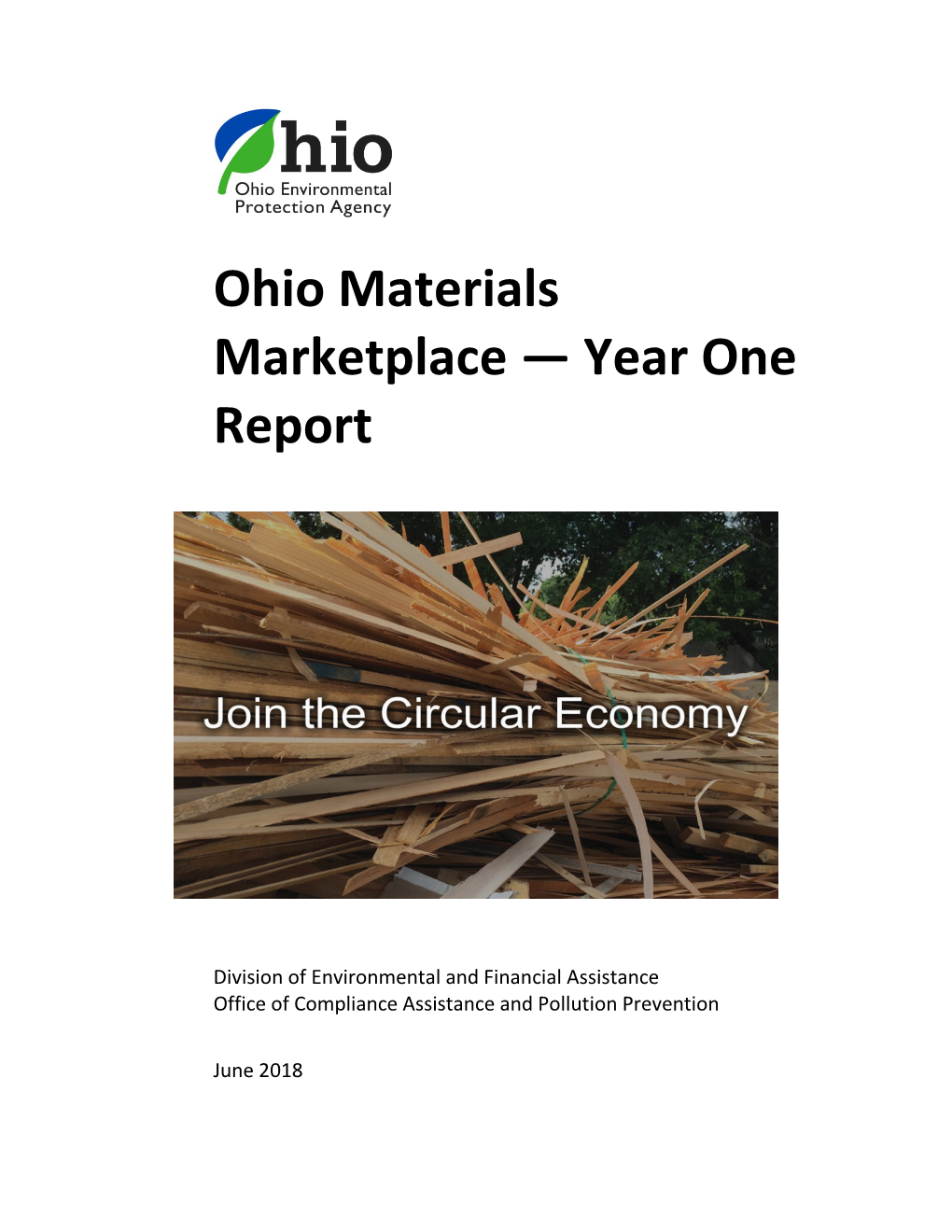 Ohio Materials Marketplace — Year One Report