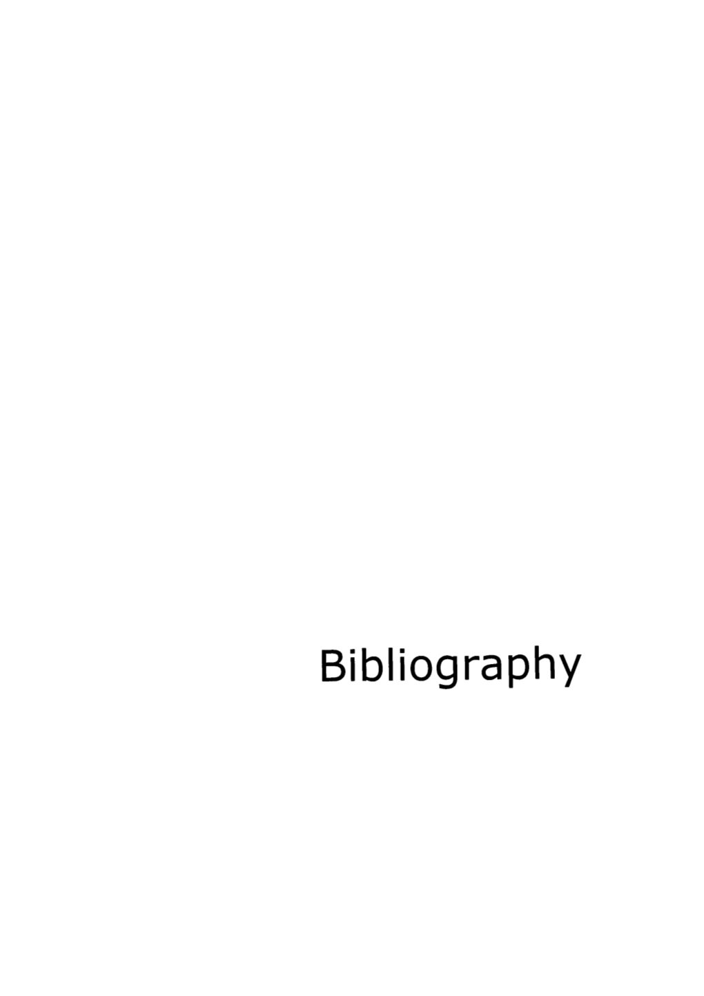 Bibliography 8