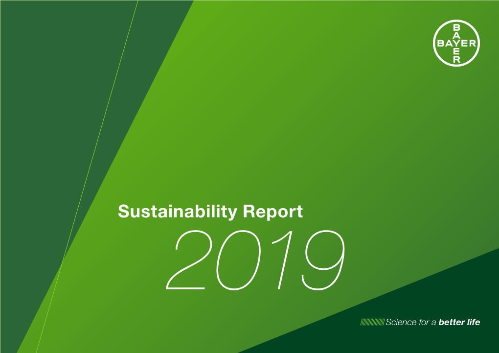 Bayer Sustainability Report 2019 2