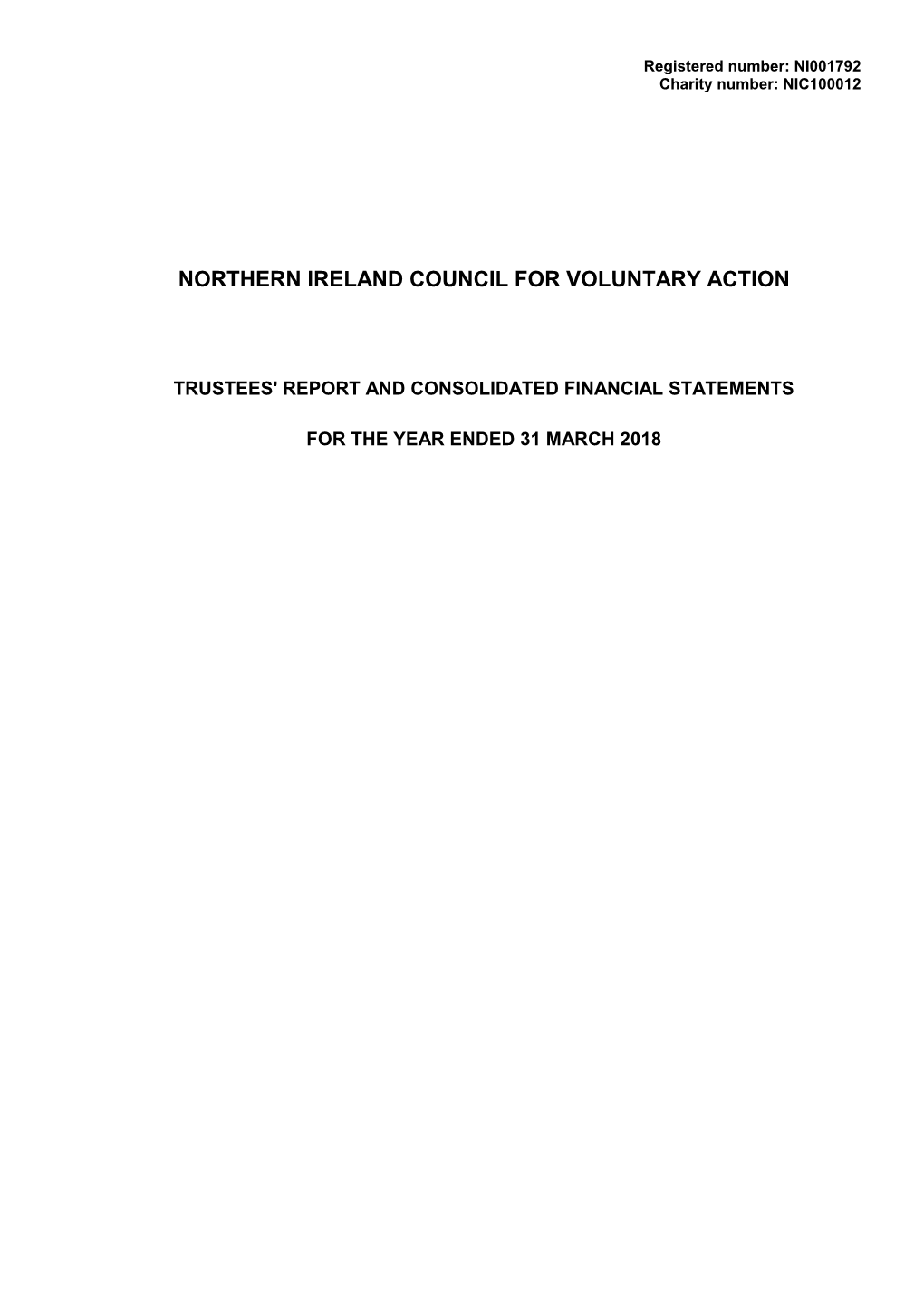 Northern Ireland Council for Voluntary Action