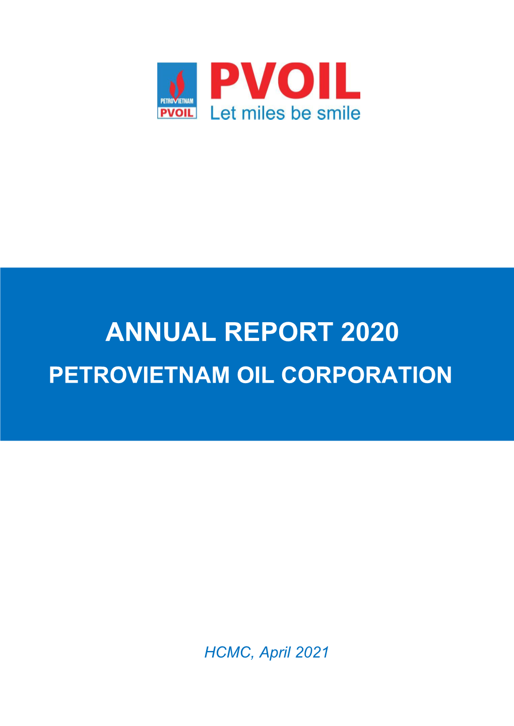 Annual Report 2020 Petrovietnam Oil Corporation