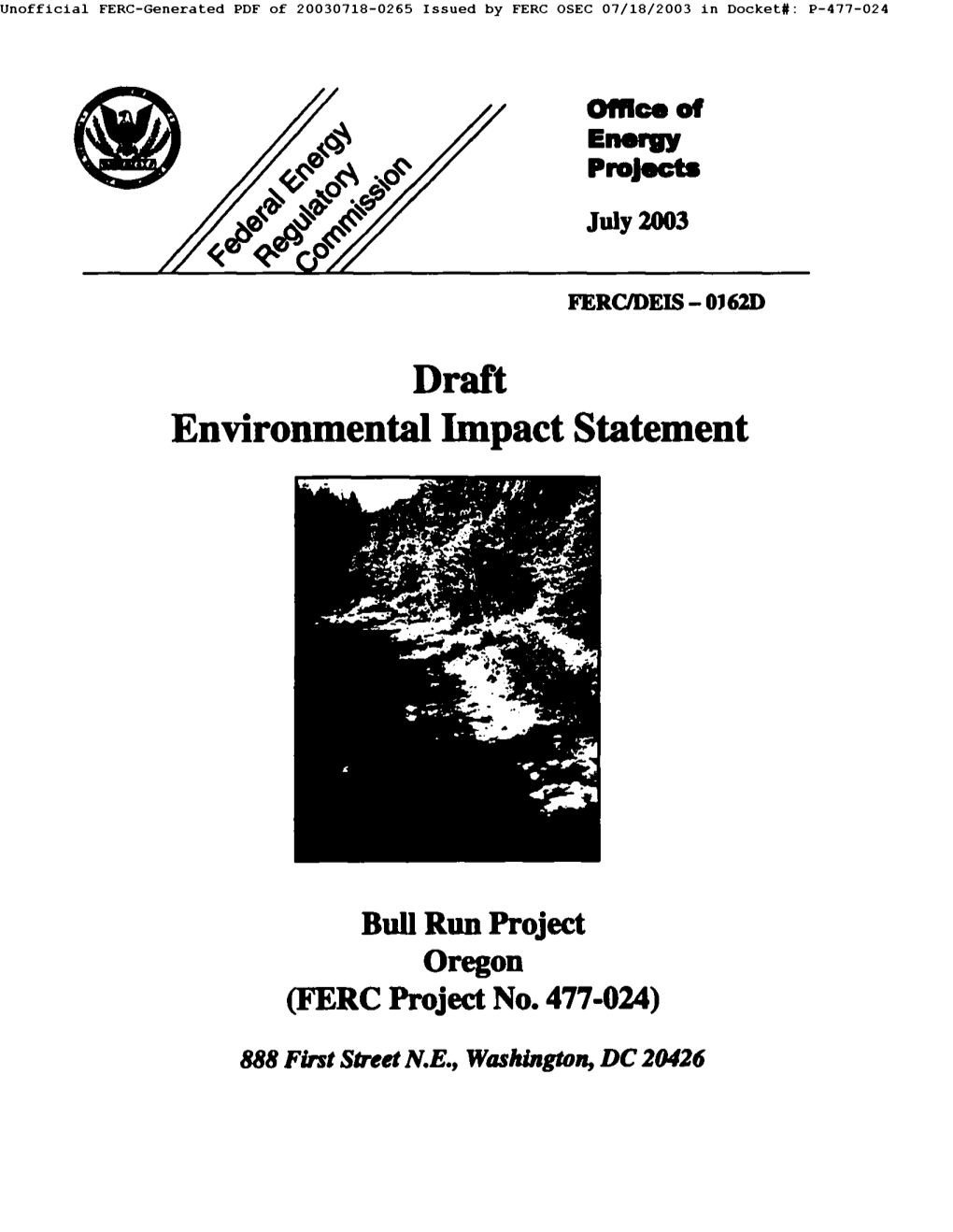 Draft Environmental Impact Statement