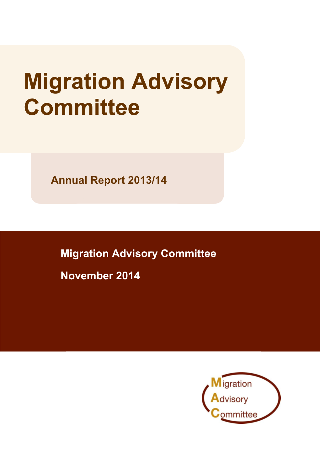 Migration Advisory Committee