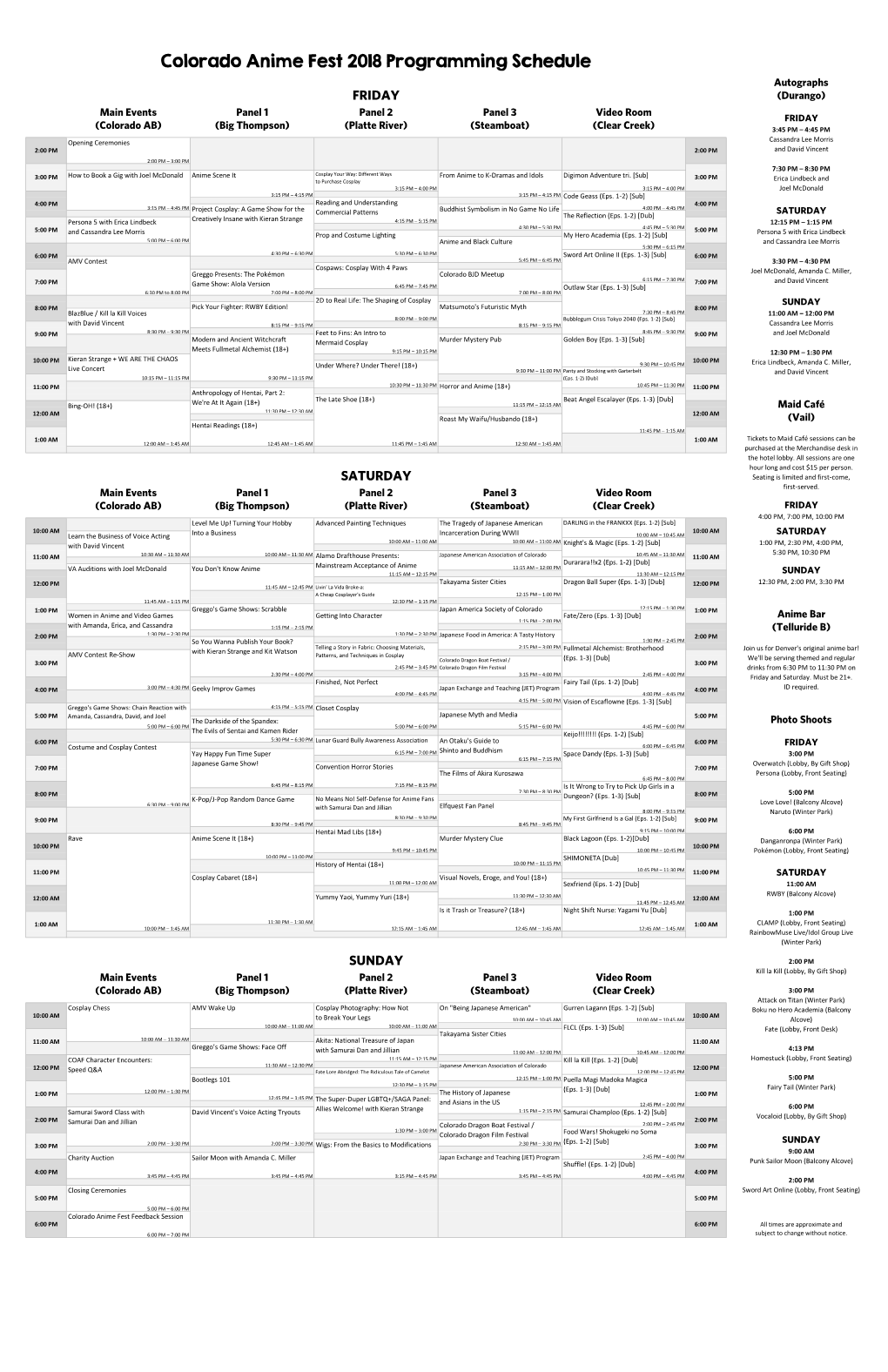 ️ Programming Schedule (PDF)