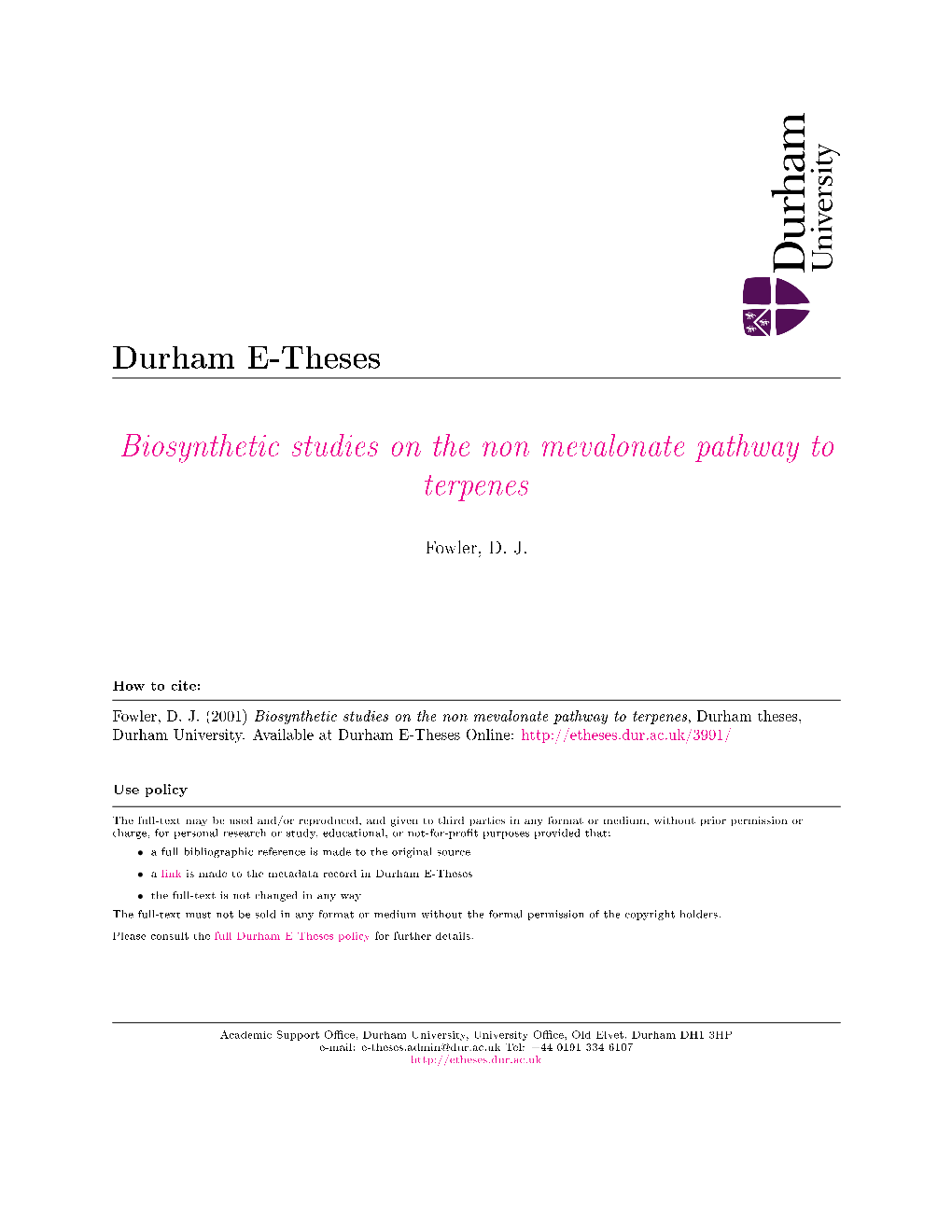 Chapter 3 Studies on Fungal Metabolites