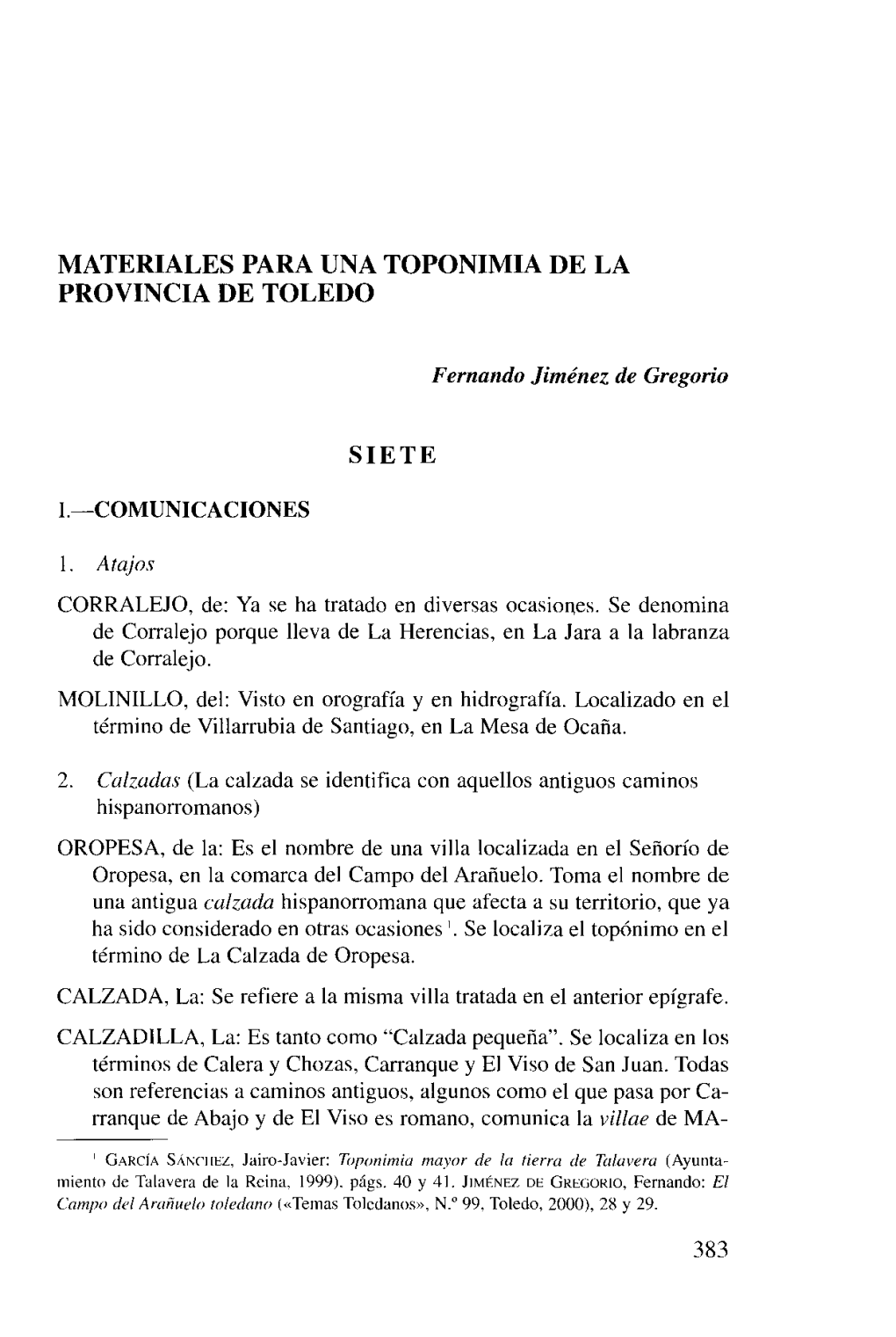 Descargar PDF “Materiales Para Una Toponimia De La Provincia De Toledo