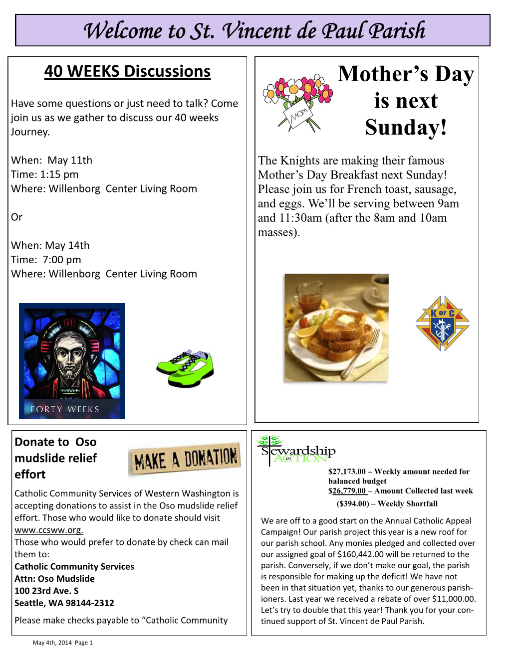 Parish and Community Events