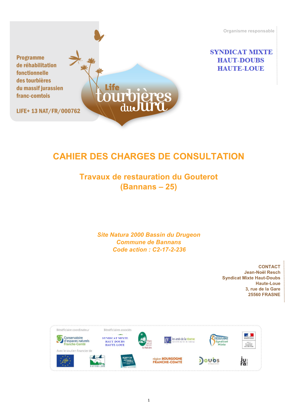 Cahier Des Charges De Consultation