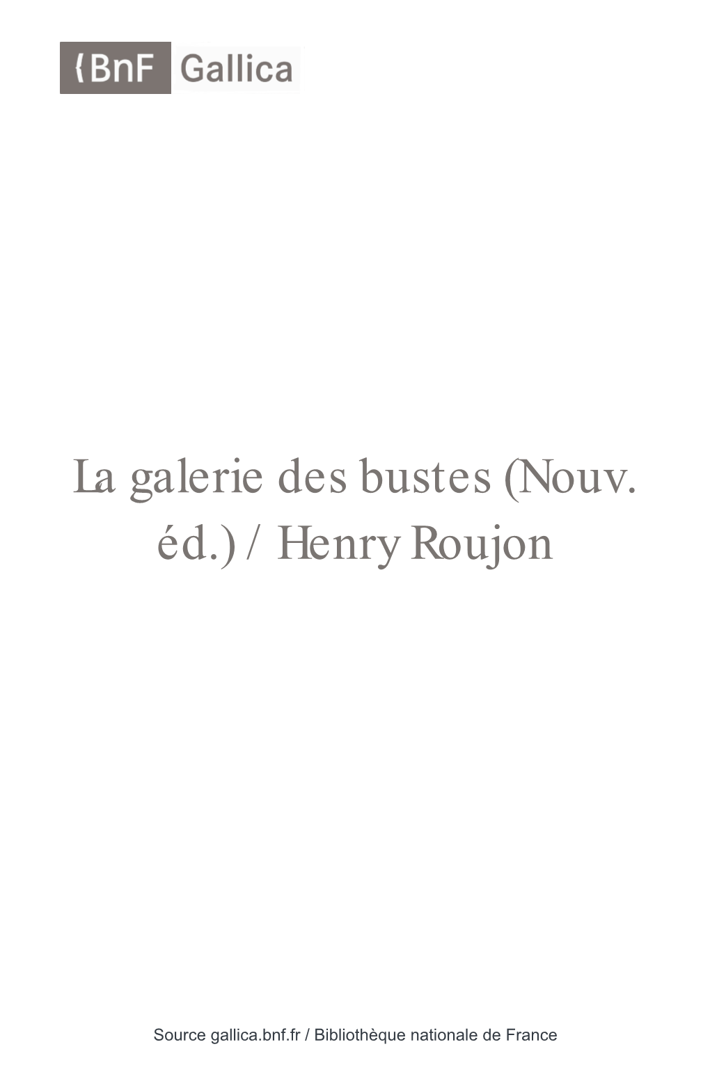 Henry Roujon