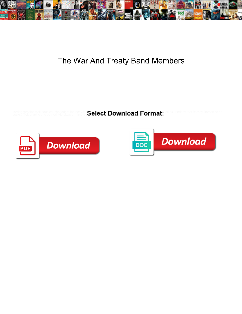 The War and Treaty Band Members