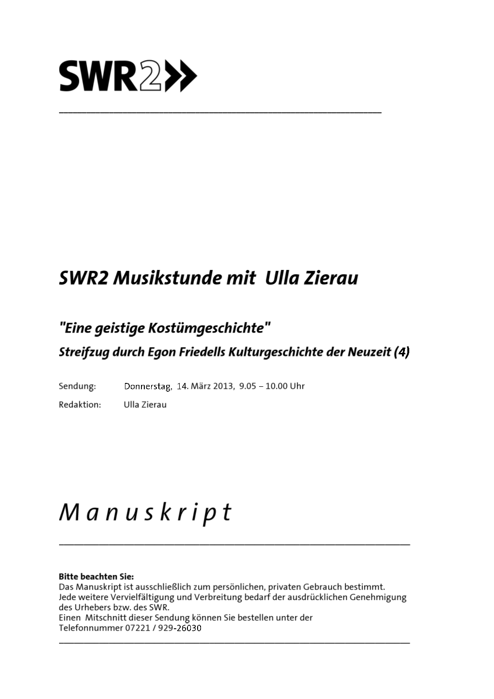 Swr2-Musikstunde-20130314.Pdf