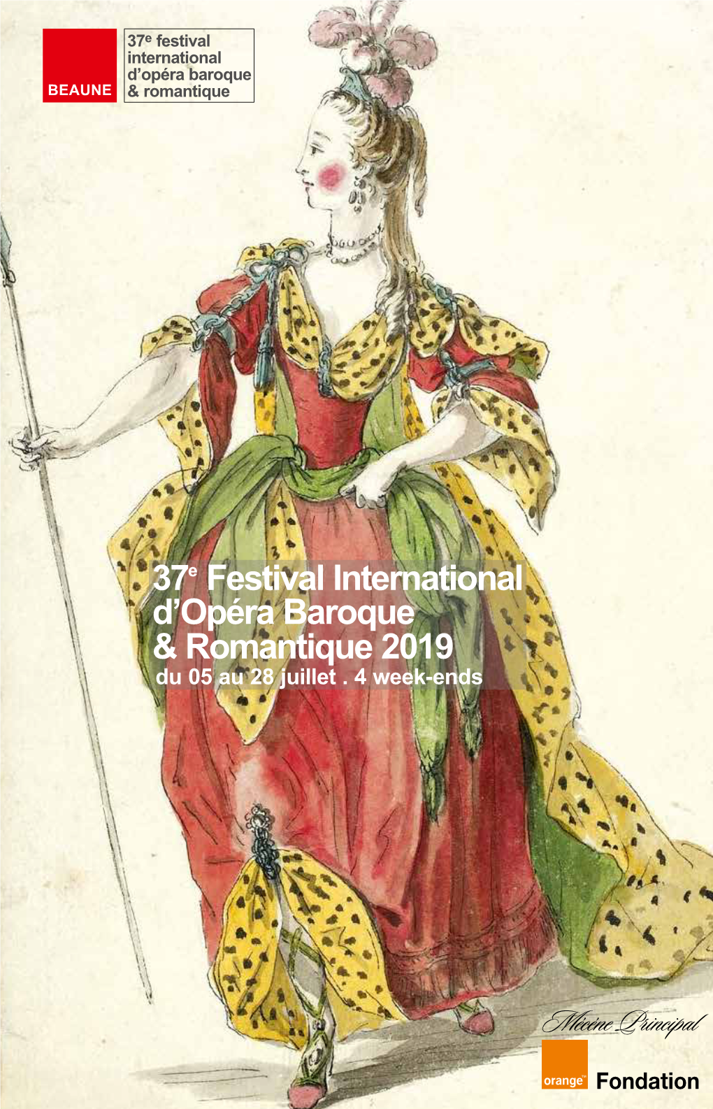 37E Festival International D'opéra Baroque & Romantique 2019