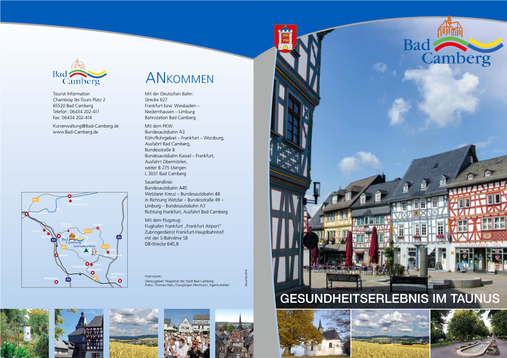 Imagebroschüre Bad Camberg PDF • 1,8 MB • Deutsch