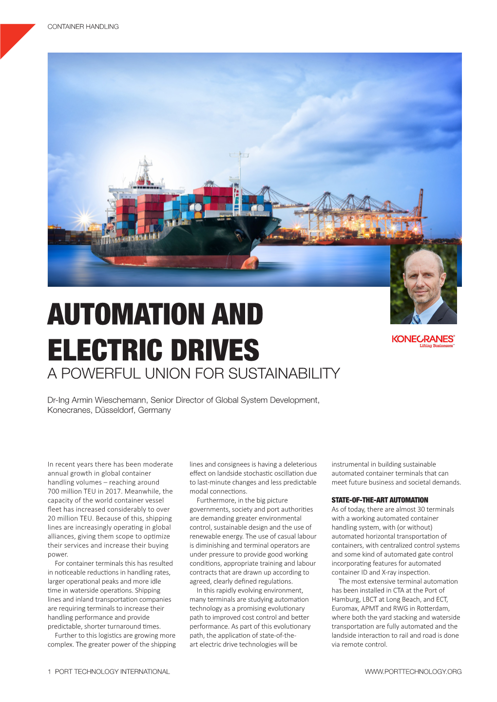 Automation and Electric Drives a Powerful Union for Sustainability