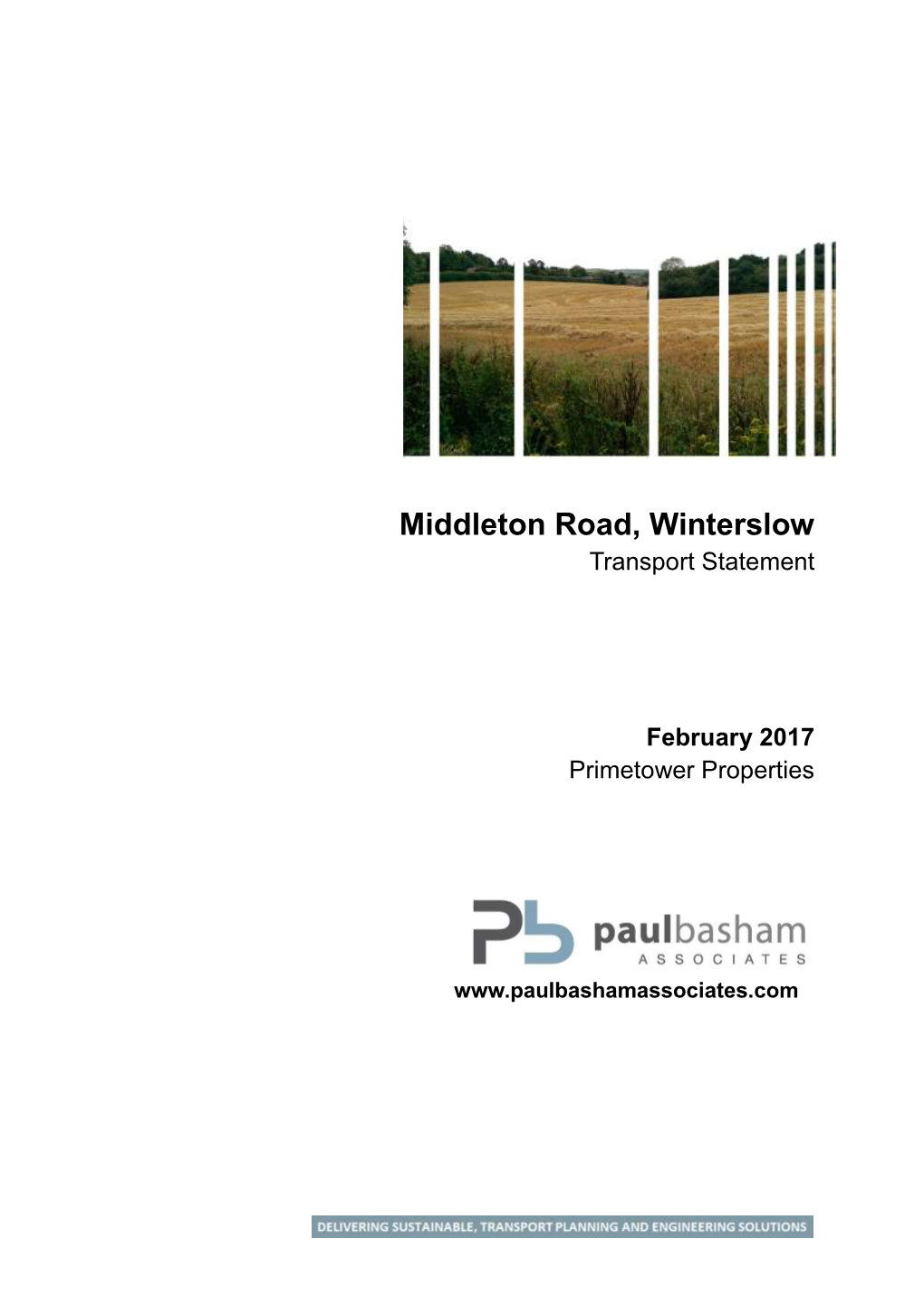 Middleton Road, Winterslow Transport Statement