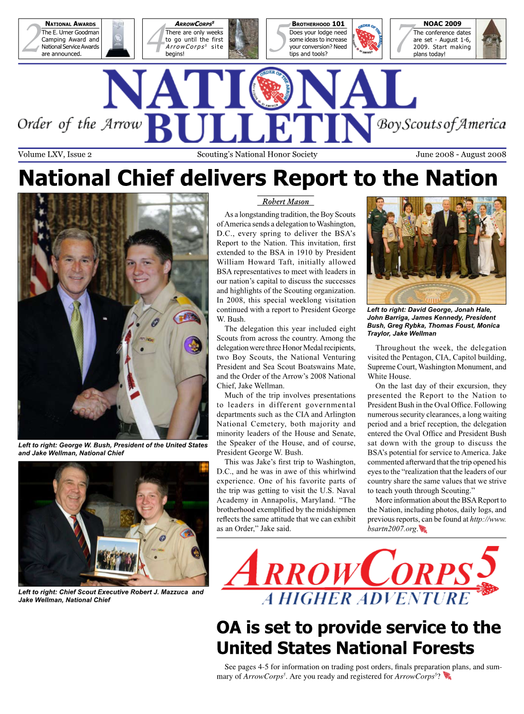 National Chief Delivers Report to the Nation