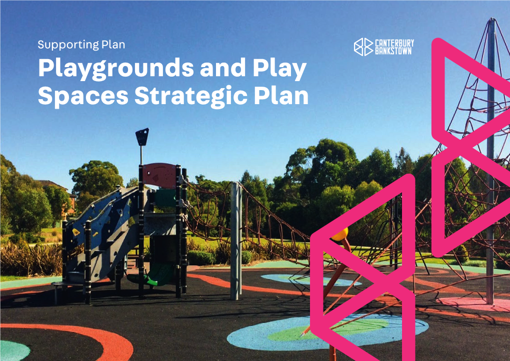 Playgrounds and Play Spaces Strategic Plan 7 Destinations