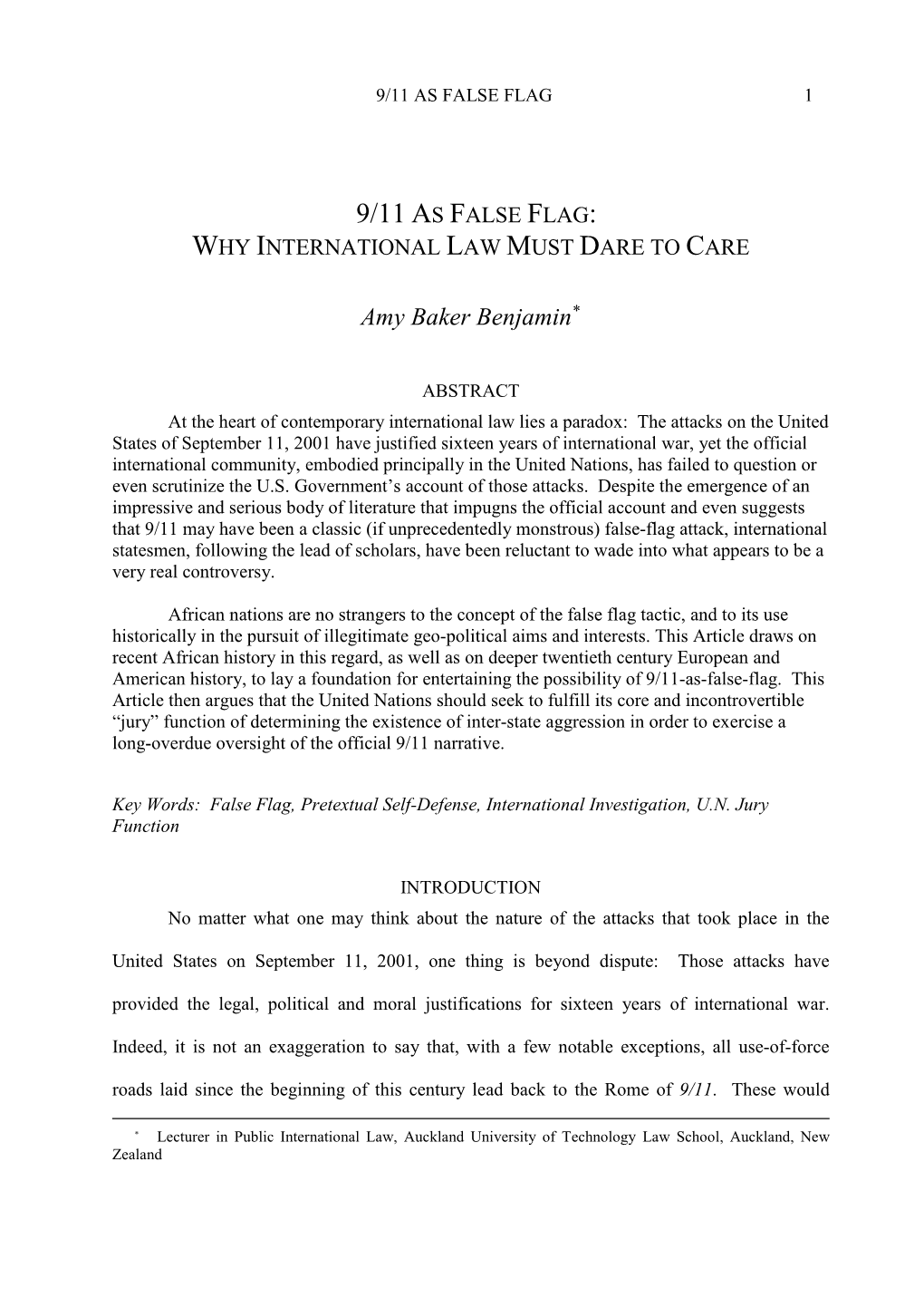 Law Review Article Template