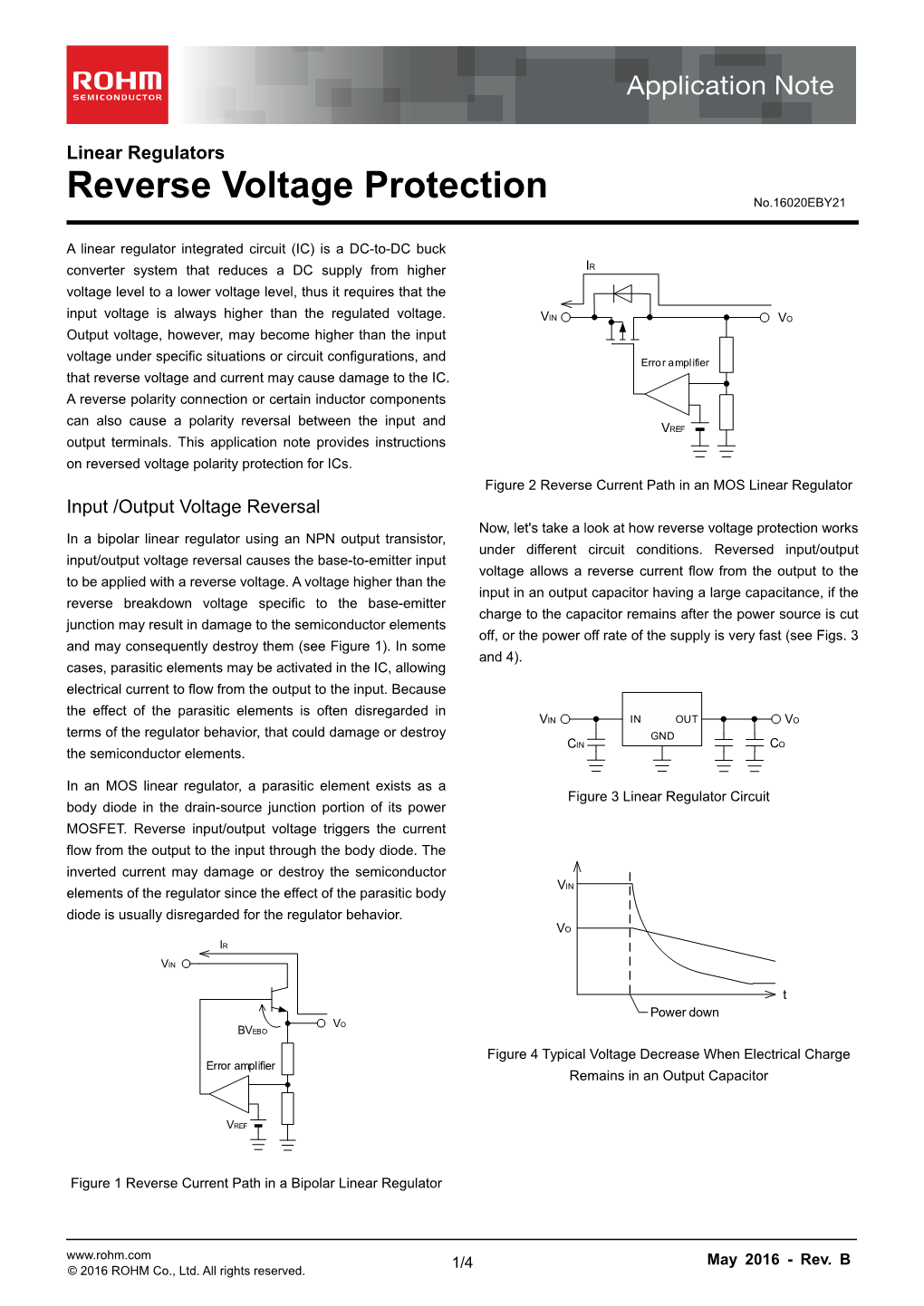 Reverse Voltage Protection ,Application Note