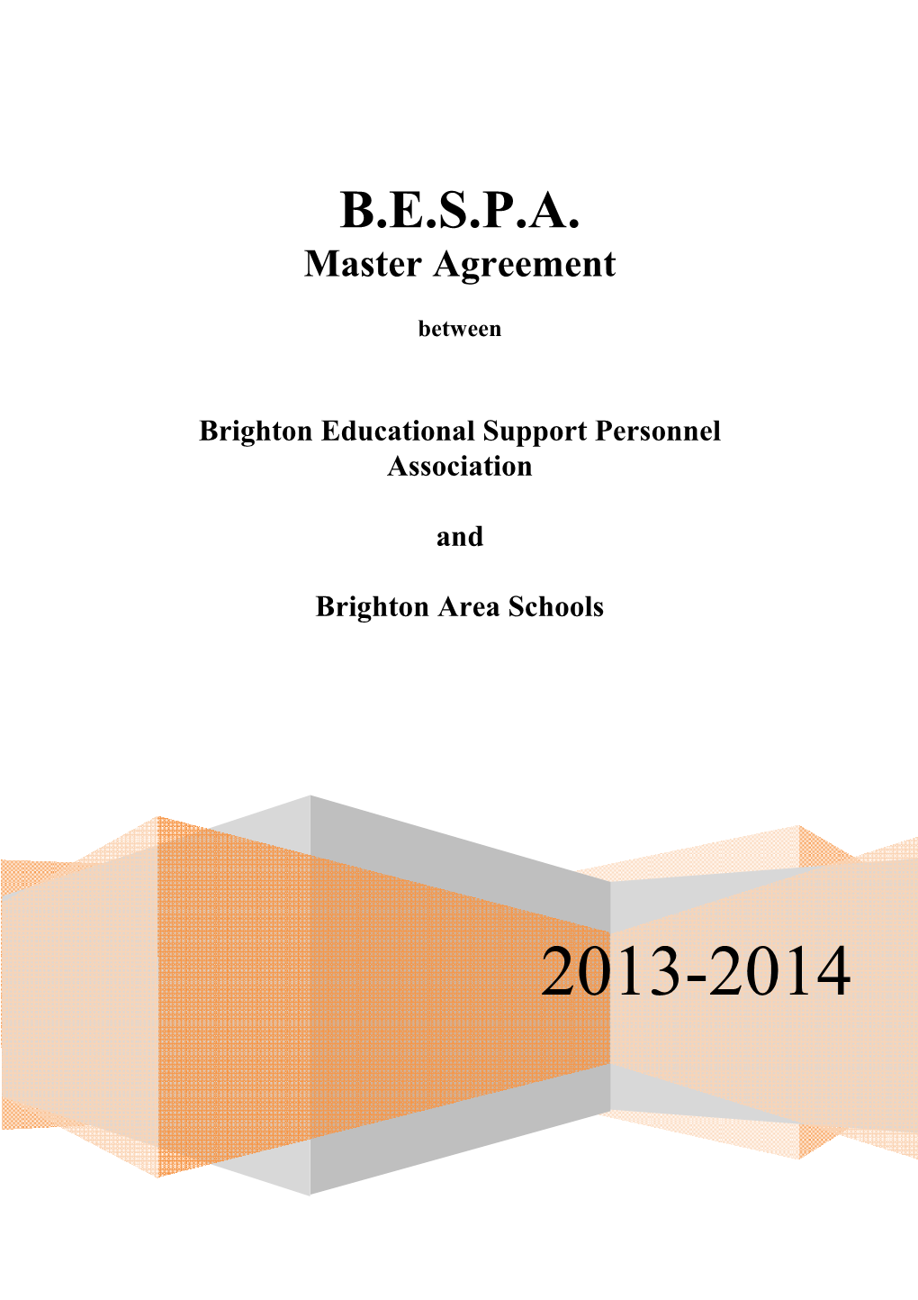 BESPA Contract 2013-14