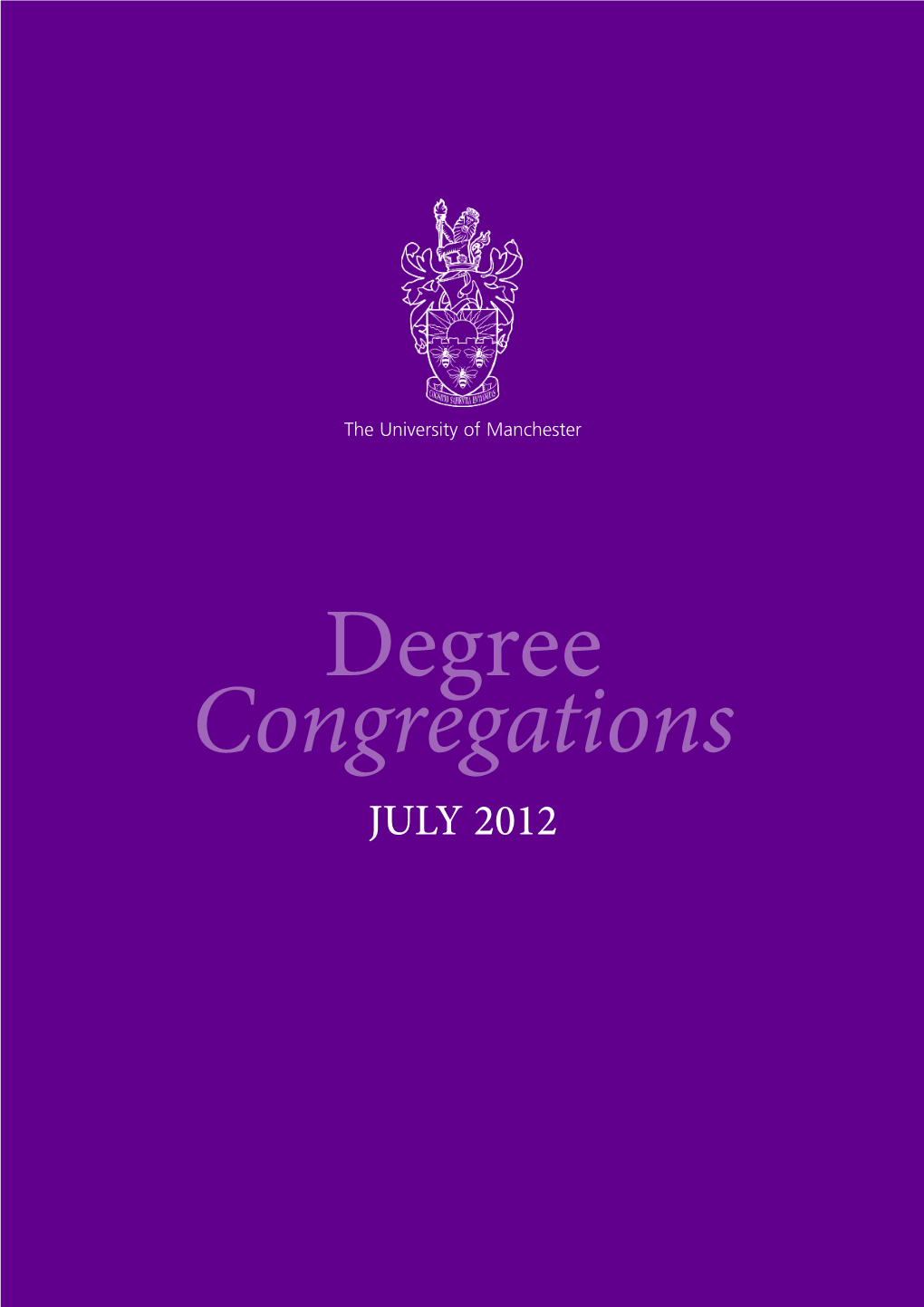 Degree Congregations