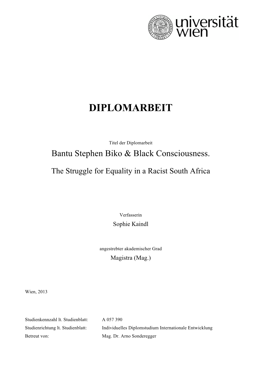 Bantu Stephen Biko & Black Consciousness
