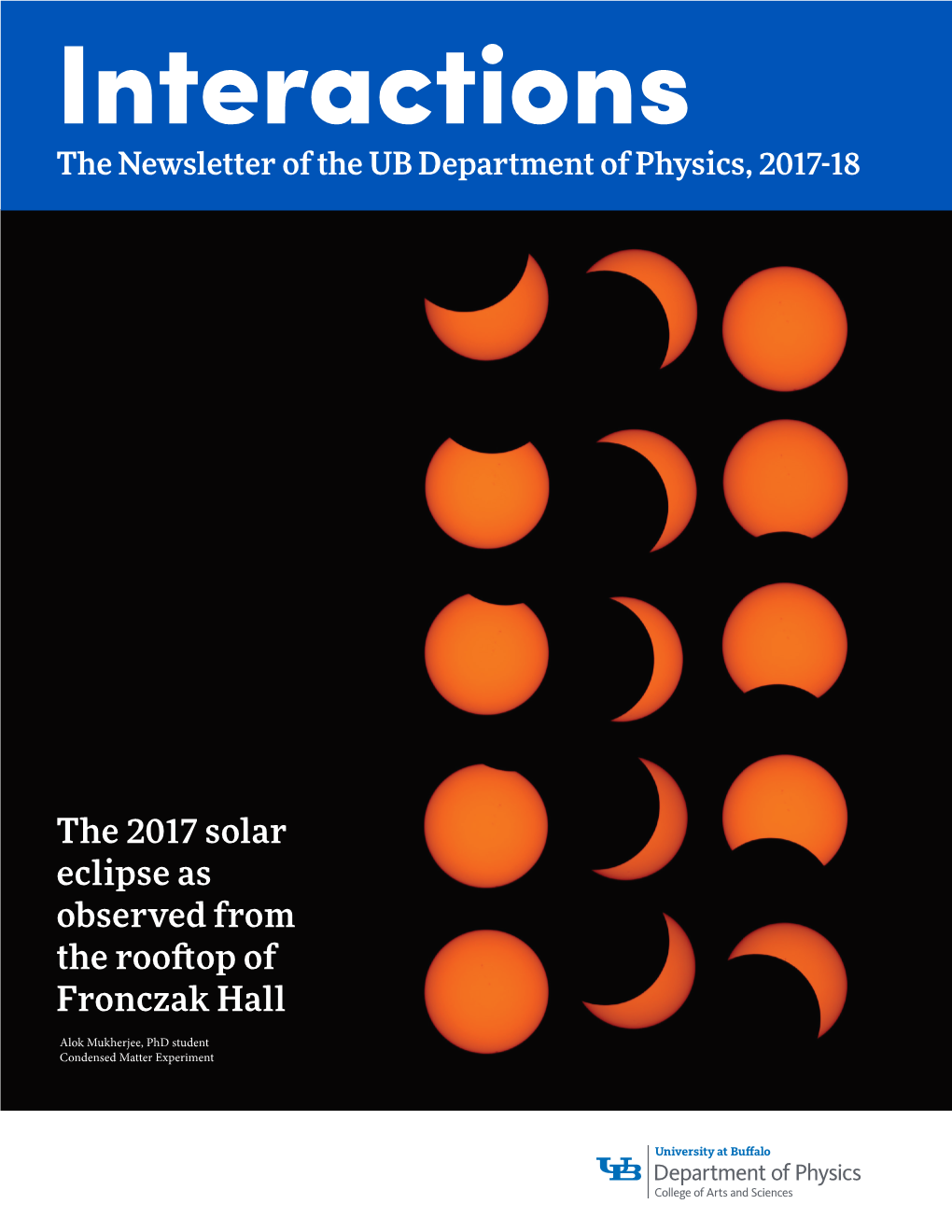 The 2017 Solar Eclipse As Observed from the Rooftop of Fronczak Hall