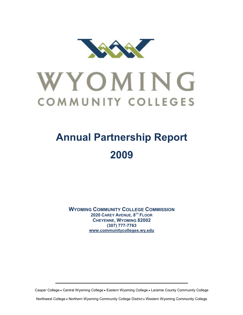 Annual Partnership Report 2009