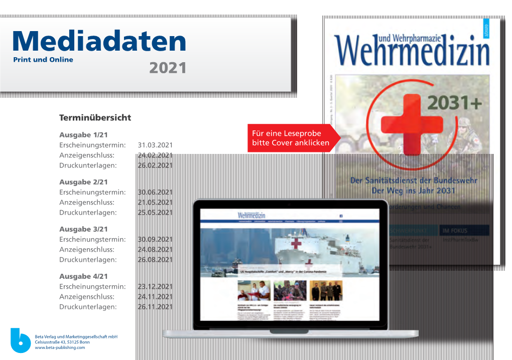 Mediadaten Print Und Online 2016 2021