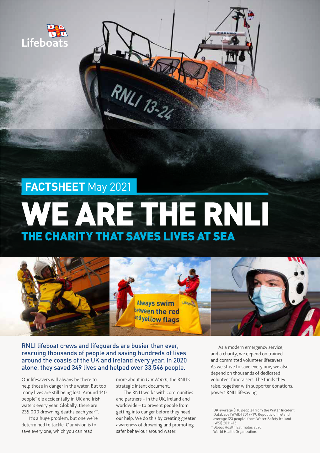 RNLI Factsheet 2021