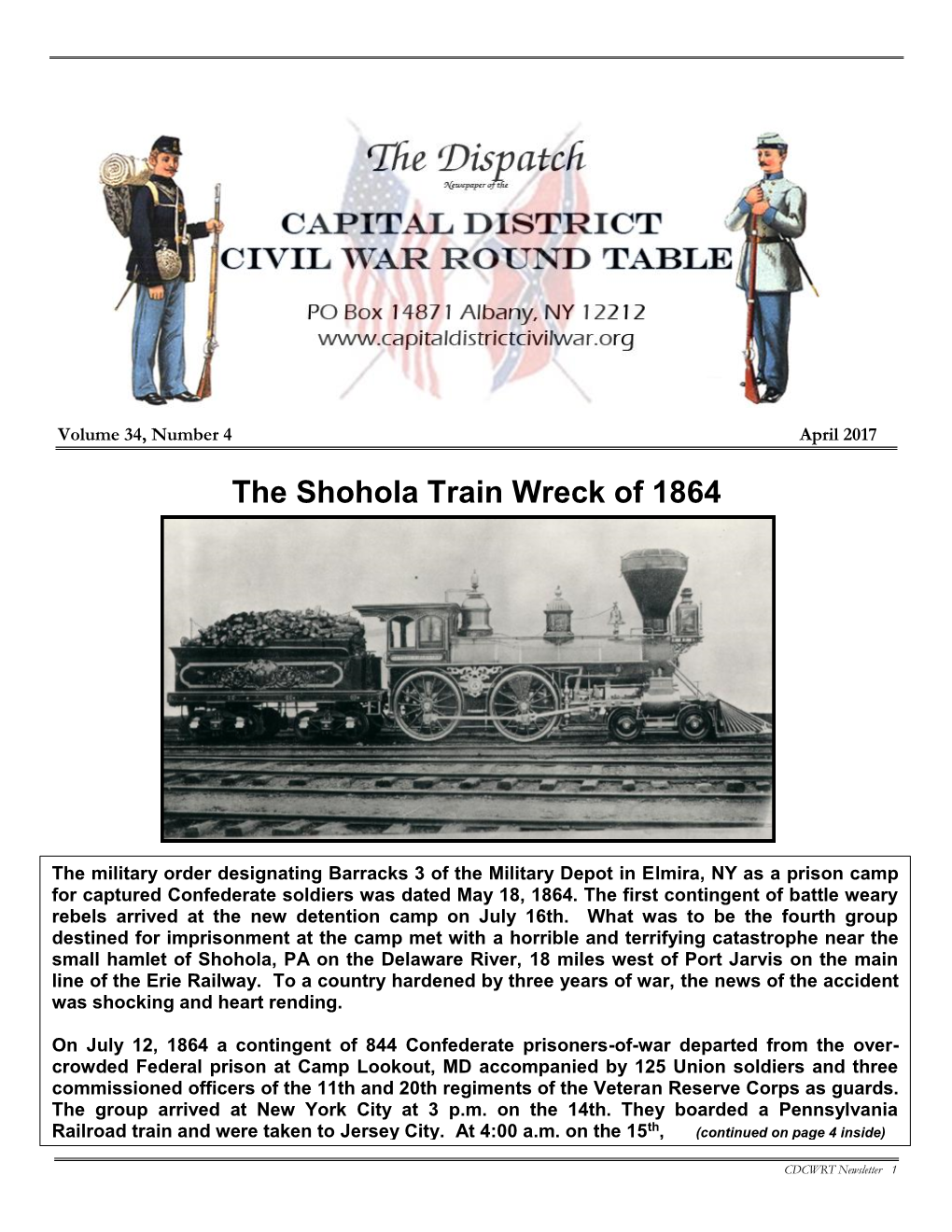 The Shohola Train Wreck of 1864
