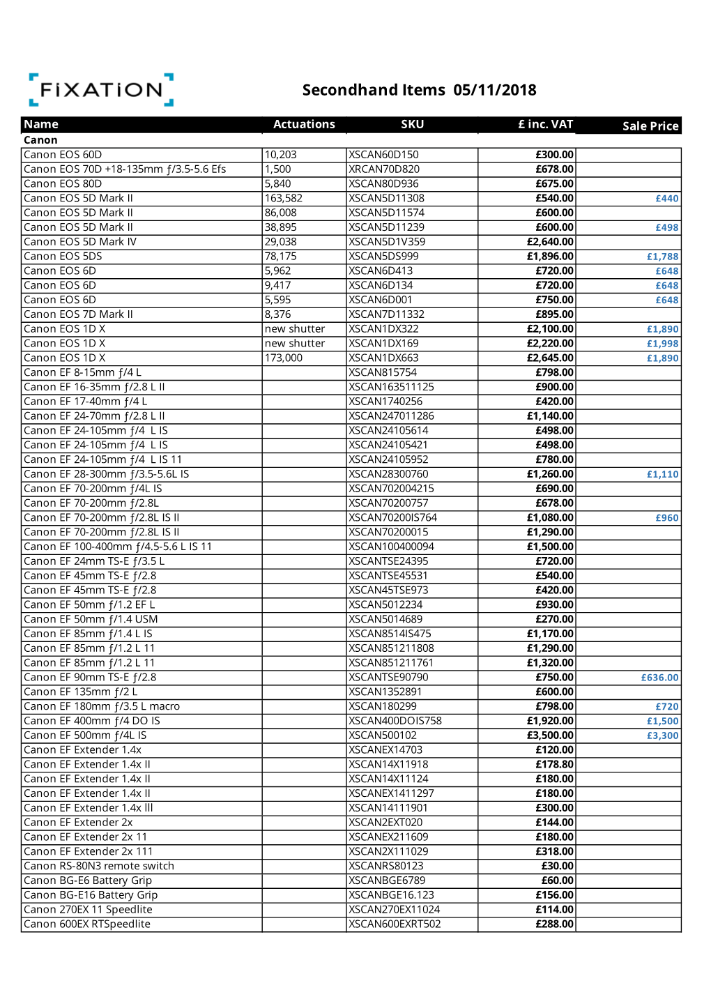 Copy of Fixation Secondhand 05-11-2018 (003) with Sale Prices