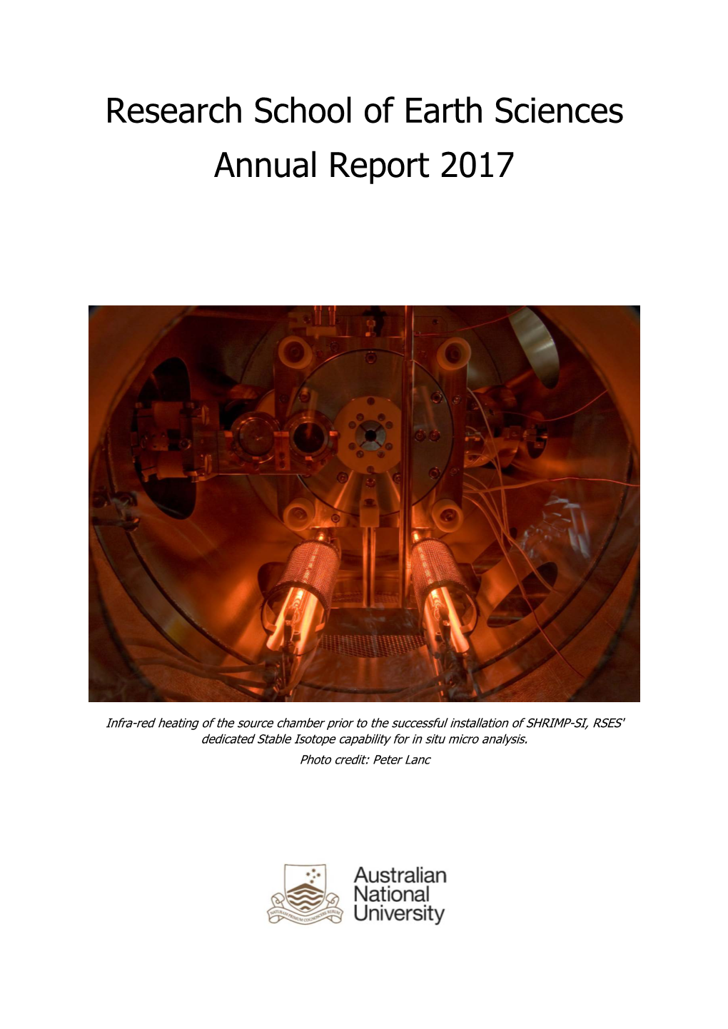 Research School of Earth Sciences Annual Report 2017