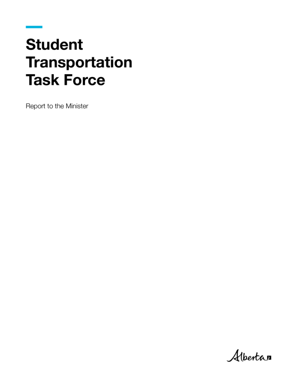 Student Transportation Task Force