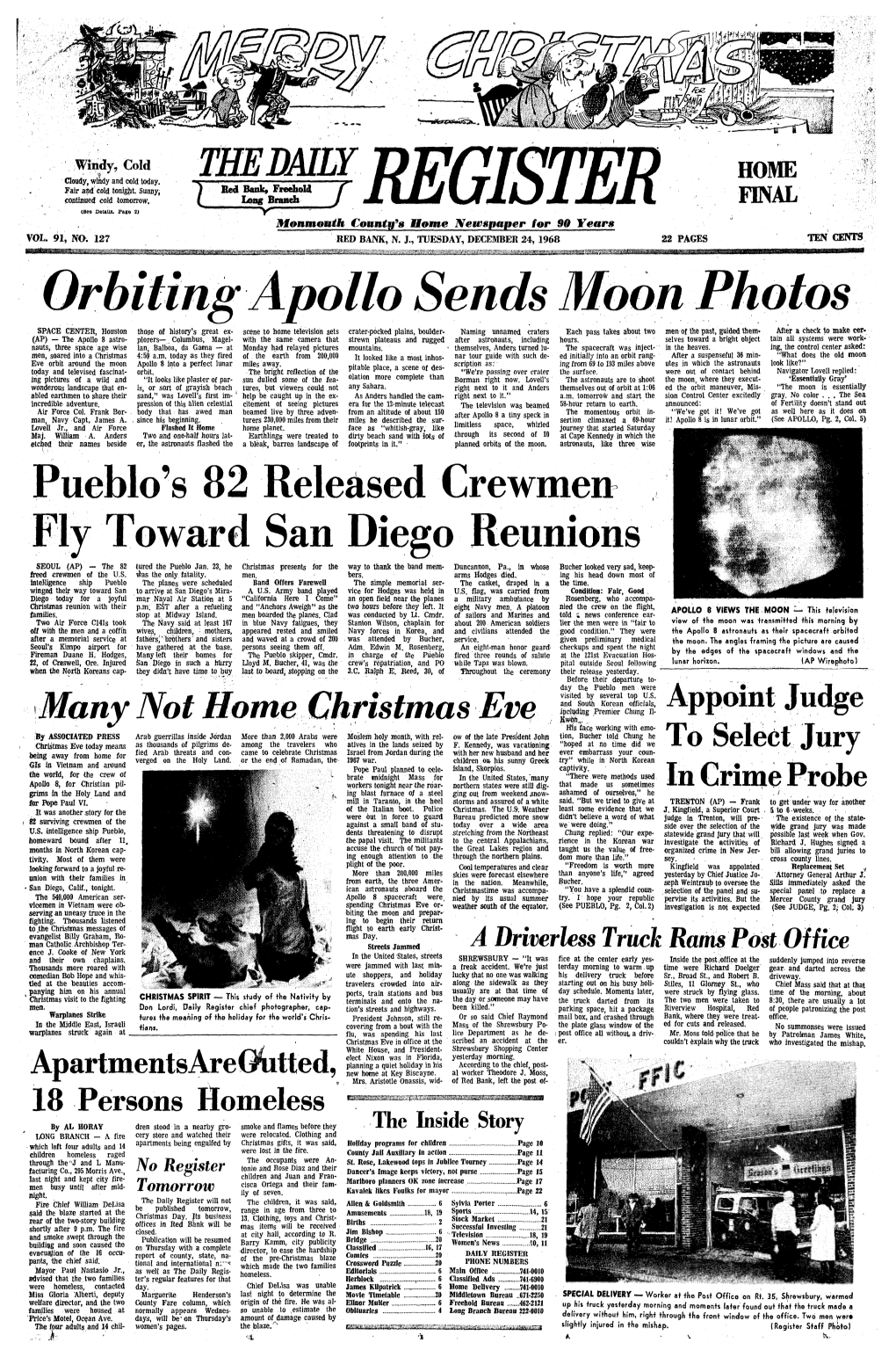 Apollo Sends Moon Photos