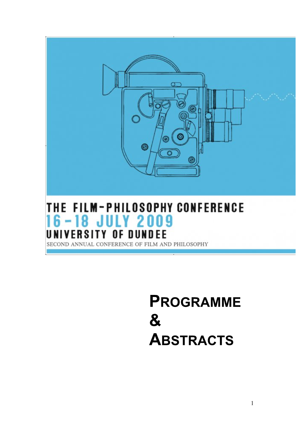 F-P Conference Programme 2009