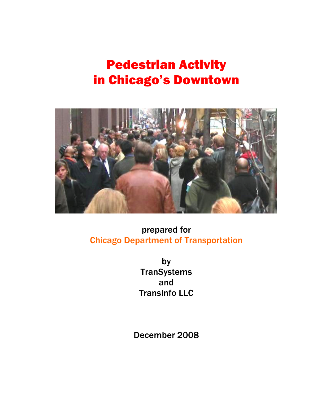 Downtown Pedestrian Count