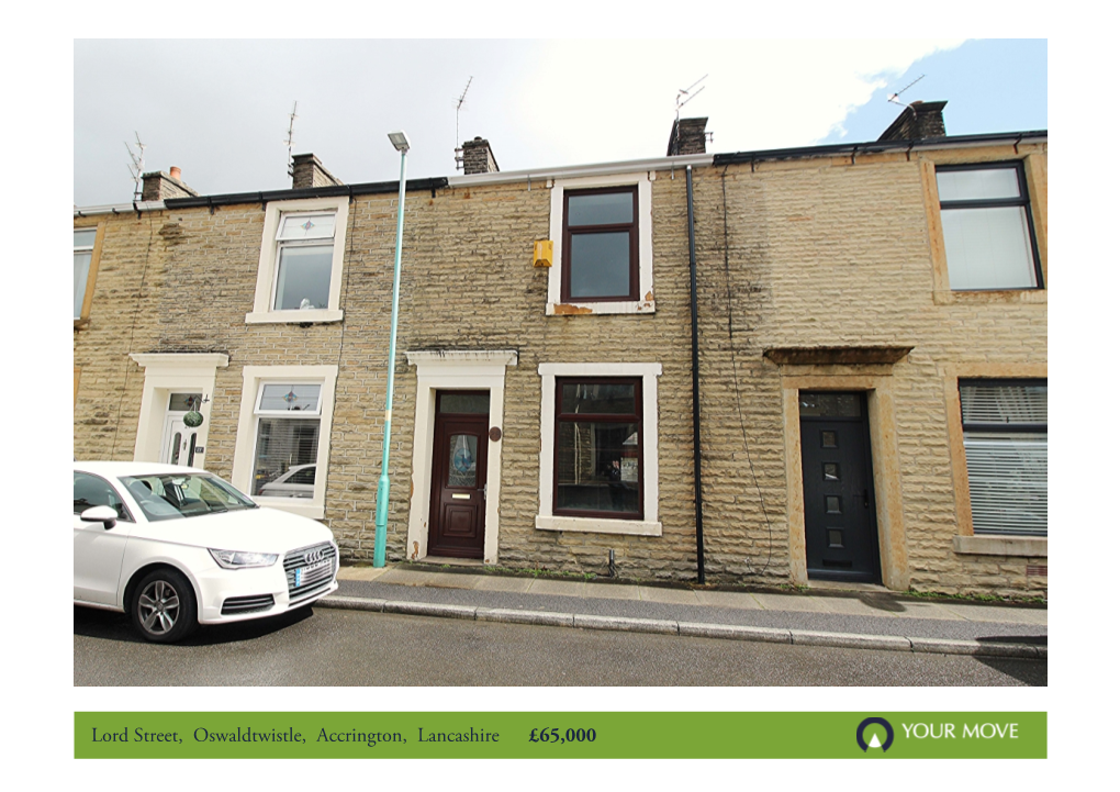 Lord Street, Oswaldtwistle, Accrington, Lancashire £65,000