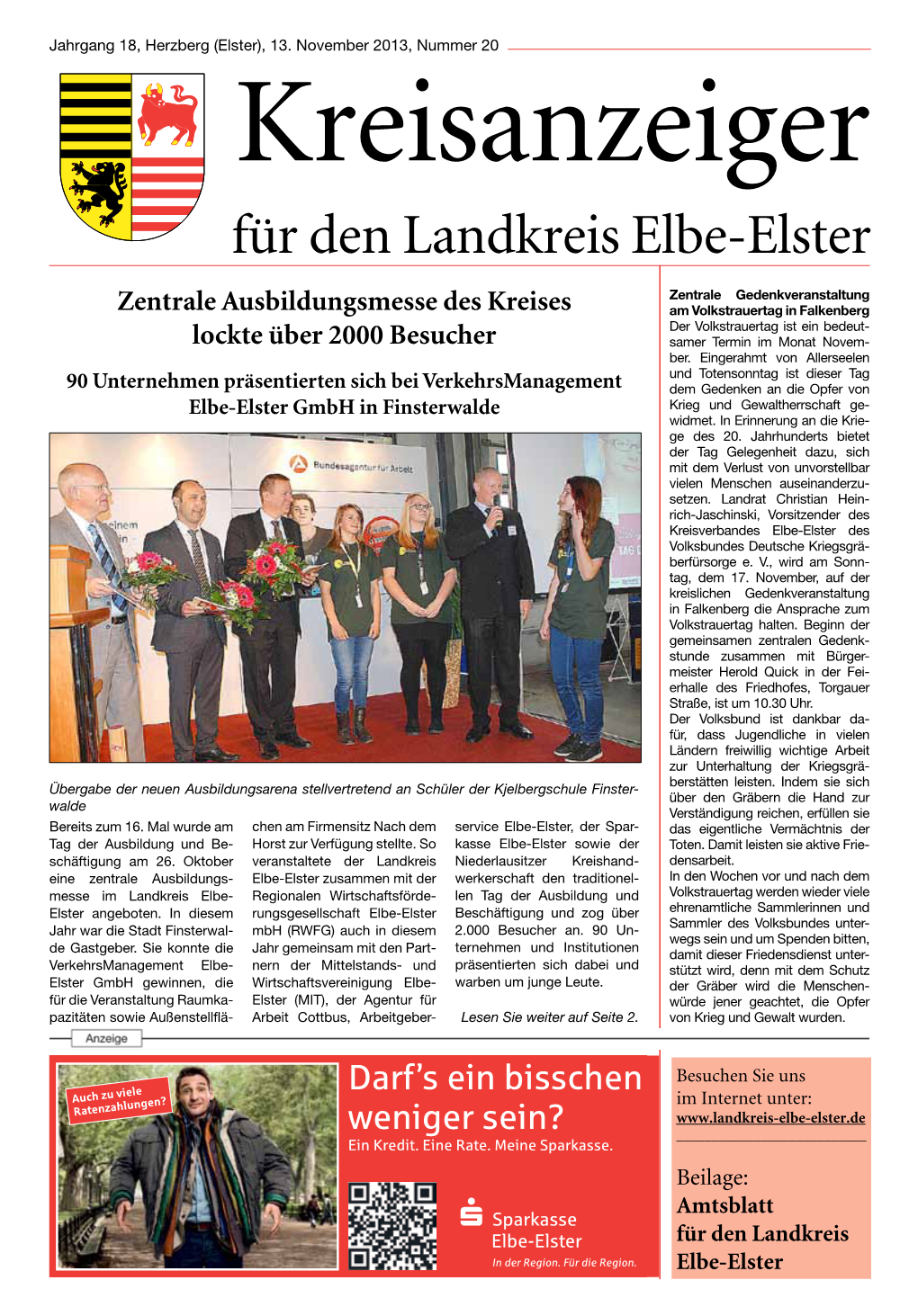 Kreisanzeiger Für Den Landkreis Elbe-Elster