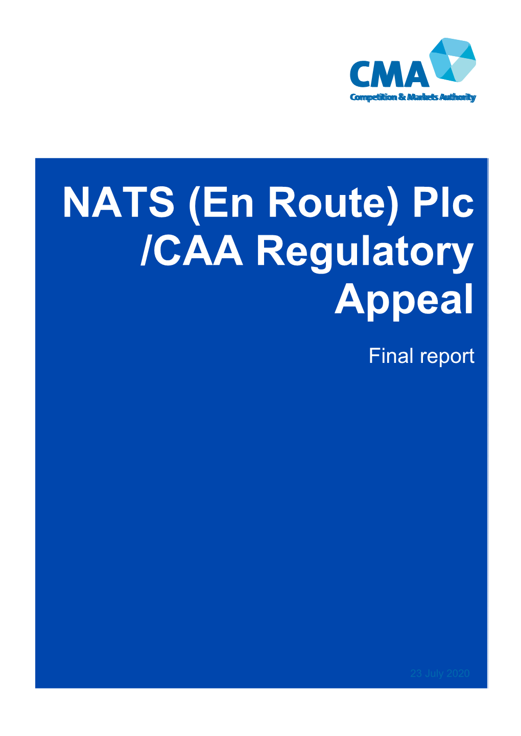 NATS (En Route) Plc /CAA Regulatory Appeal