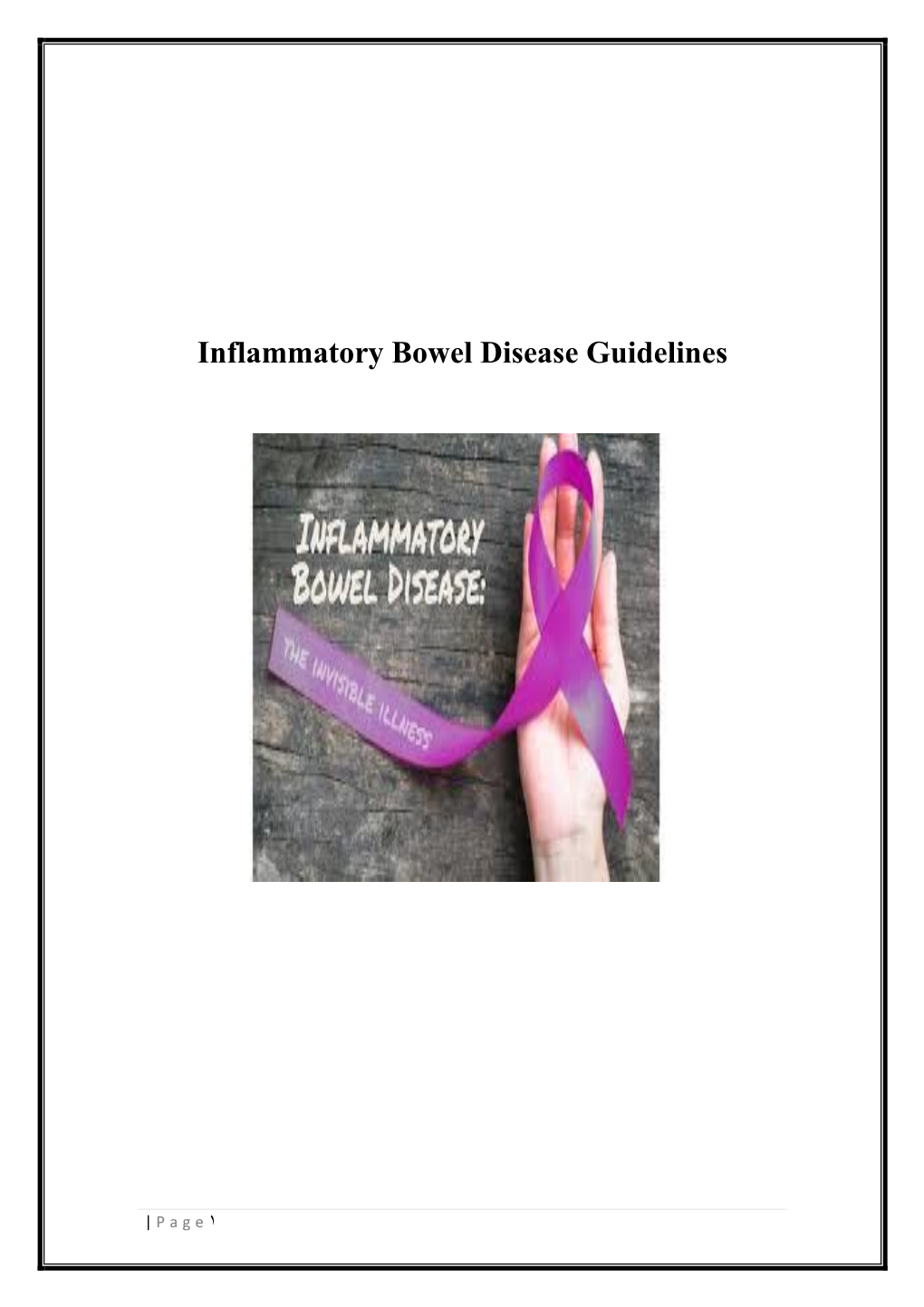 Inflammatory Bowel Disease Guidelines