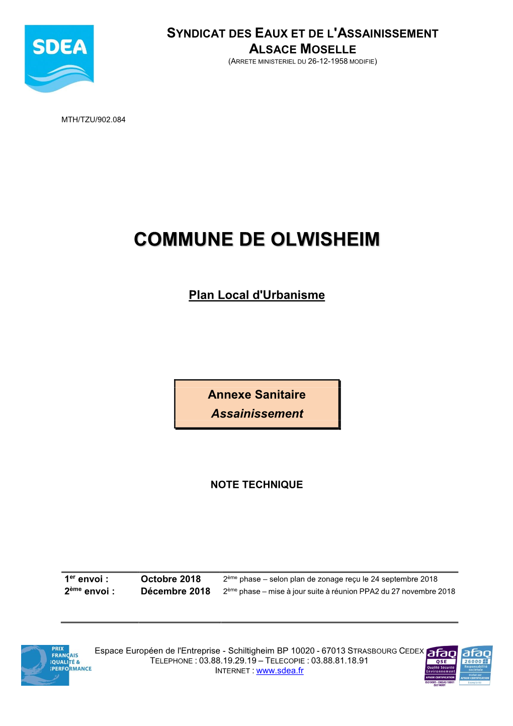 Commune De Olwisheim