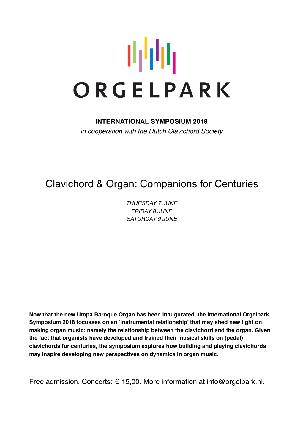 Clavichord & Organ: Companions for Centuries