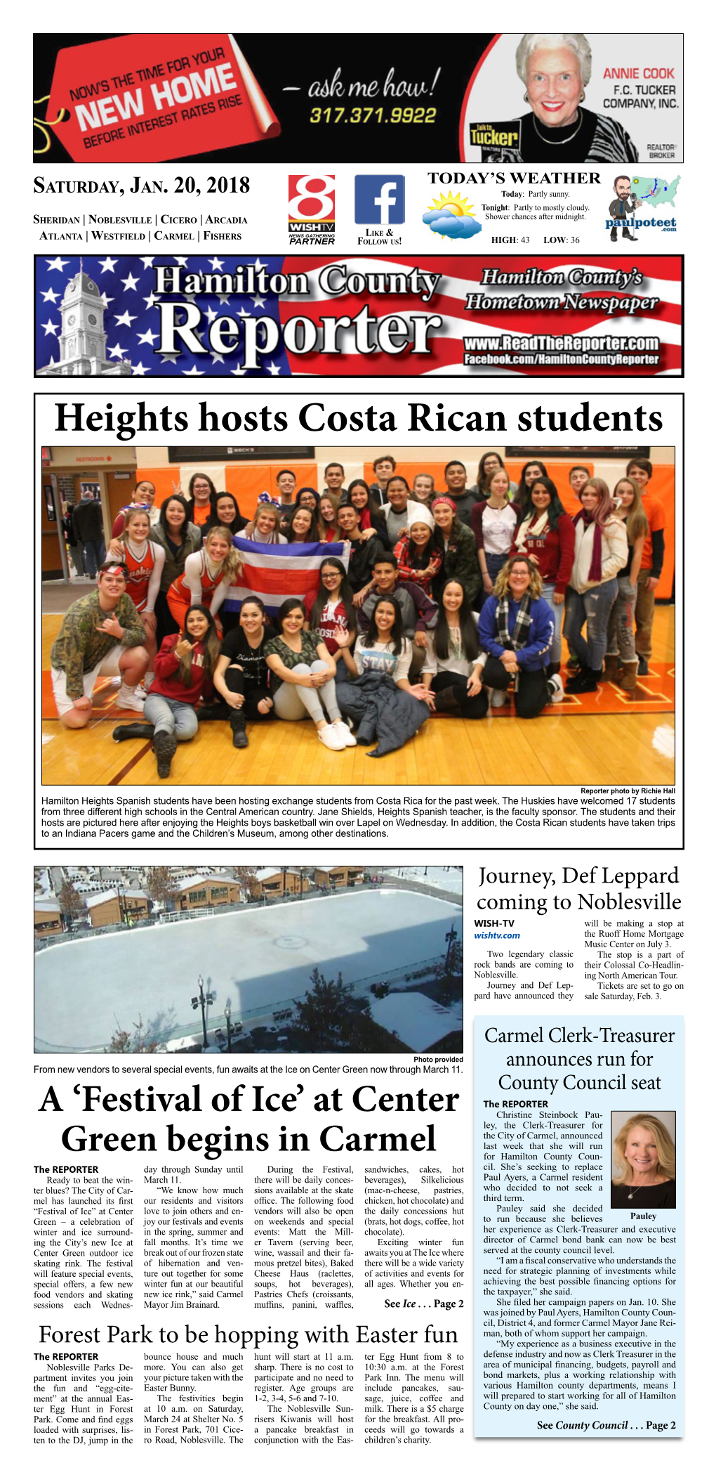 Heights Hosts Costa Rican Students