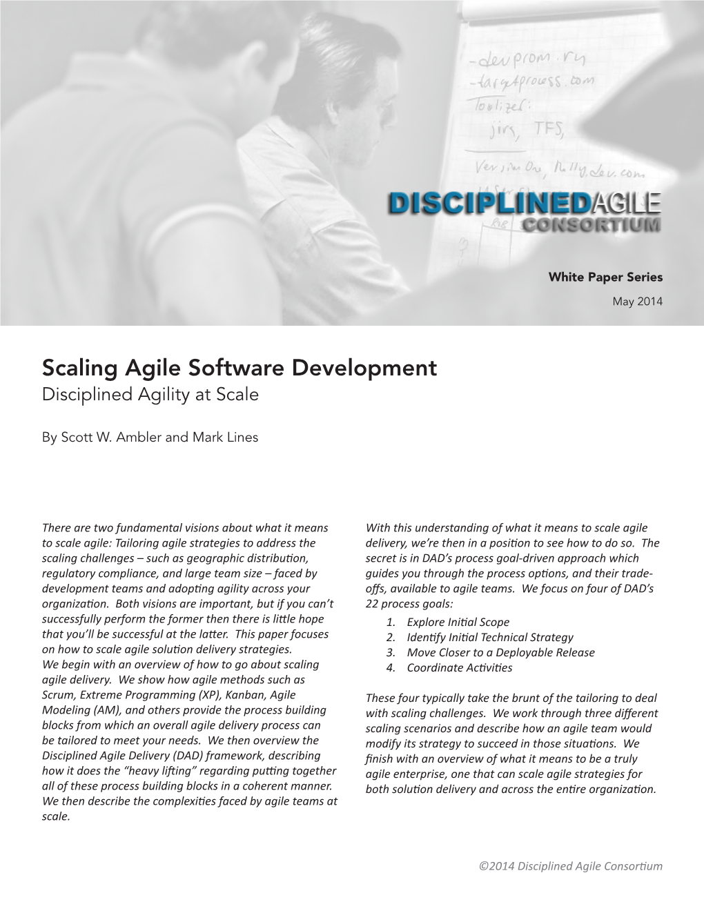 Scaling Agile Software Development Disciplined Agility at Scale
