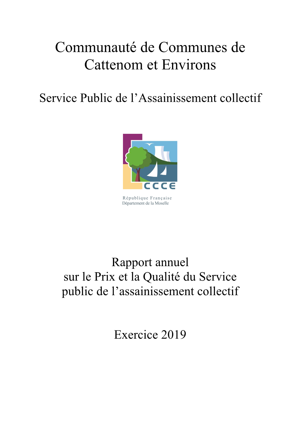 Rapport Annuel Sur Le Prix Et La Qualité Du Service Public D'eau Potable