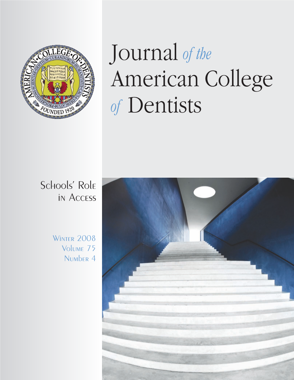 Journal of the American College of Dentists