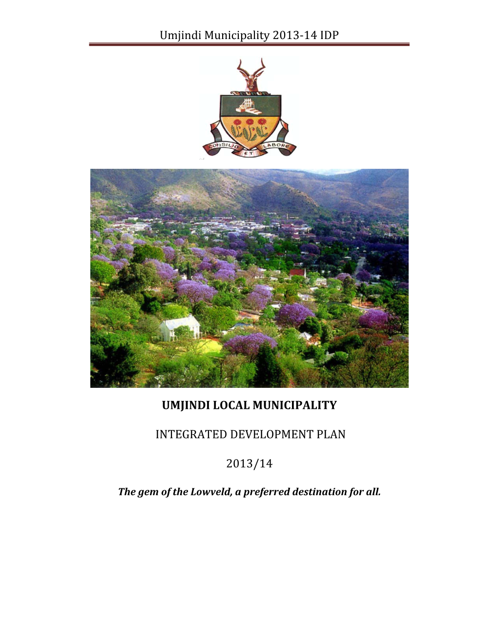 Umjindi Local Municipality 2013/14